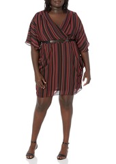 City Chic Women's Apparel Women's Avenue Plus Size Dress WRAP  16