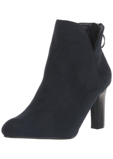 CITY CHIC PLUS SIZE ANKLE BOOT MIAMI IN NAVY SIZE