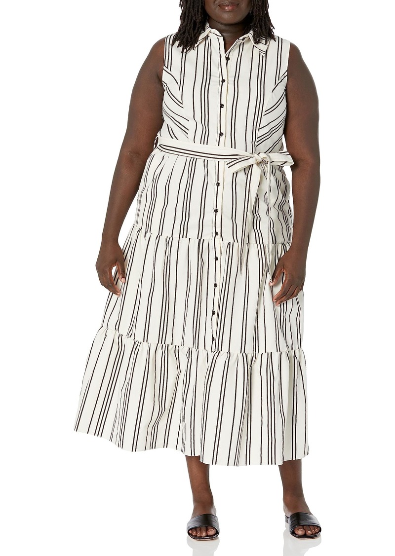 City Chic Women's Apparel Women's City Chic Plus Size Dress in Stripe