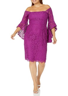 City Chic Plus Size Dress LACE Amour FF in  Size 18