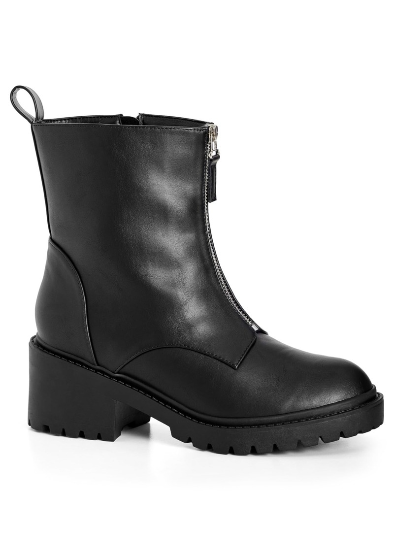 City Chic Women's Apparel Women's Fashion Boot BLACK