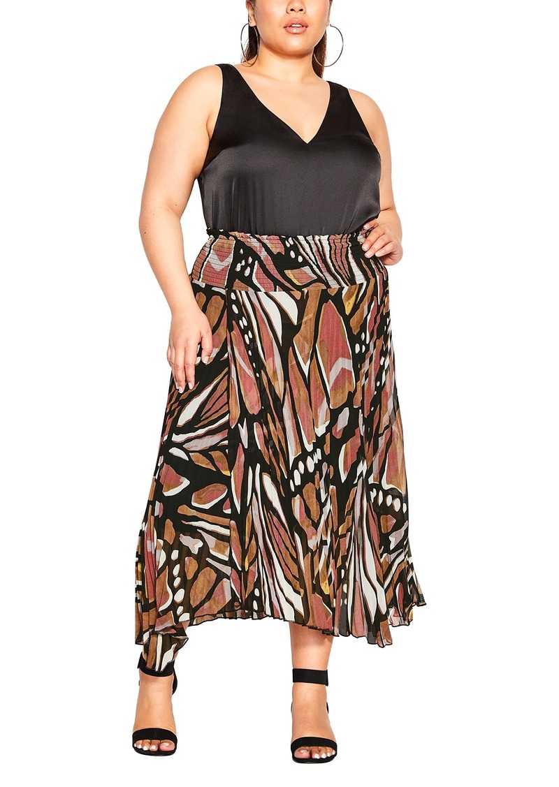 City Chic Plus Size Skirt Sabrina PRT in  Size 20