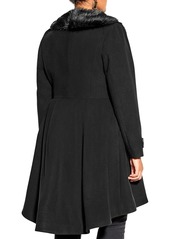 City Chic Women's Grandiose Coat - Black