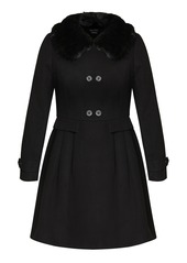 City Chic Women's Grandiose Coat - Black