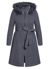 City Chic Women's Miss Mysterious Coat - Blush