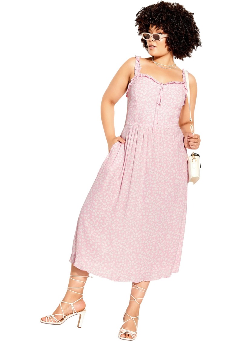 City Chic Women's Plus Size Dress CECILLIA