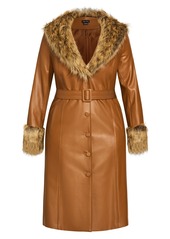 City Chic Women's Spanish Romance Coat - Copper