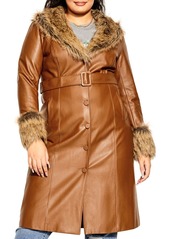 City Chic Women's Spanish Romance Coat - Copper