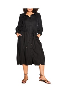 City Chic Plus Size Juno Dress - Black
