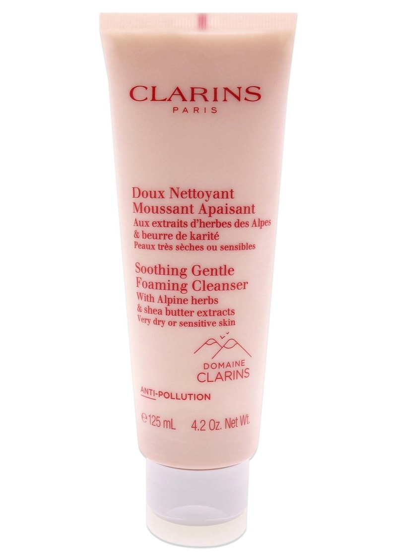 Soothing Gentle Foaming Cleanser by Clarins for Unisex - 4.2 oz Cleanser