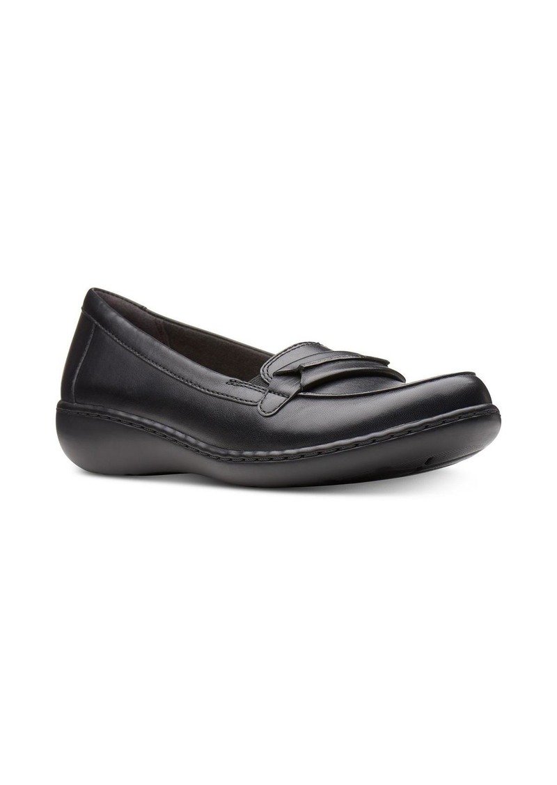 Clarks Ashland Lily Womens Leather Slip On Loafers