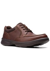Clarks Bradley Vibe Mens Faux Leather Lace-Up Oxfords