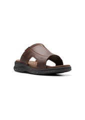 Clarks Collection Men's Walkford Band Sandals - Black Leather
