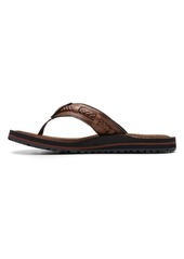 Clarks Women's Fenner Nerice Flip-Flops - Honey