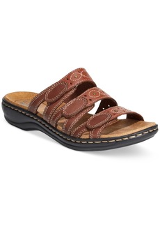 Clarks Collection Women's Leisa Cacti Q Flat Sandals - Brown Multi