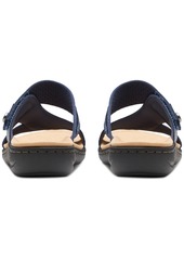Clarks Laurieann Cara Platform Slide Sandals - Sand Combi