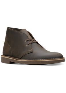 Clarks Men's Bushacre 2 Chukka Boots - Dark Brown Leather