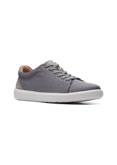 Clarks Men's Cambro Low Lace Up Sneakers - Gray Textile
