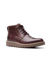 Clarks Men's Collection Barnes Lace Ankle Boots - Brown Leather