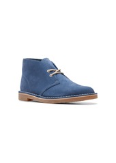Clarks Men's Collection Bushacre 3 Slip On Boots - Blue Suede