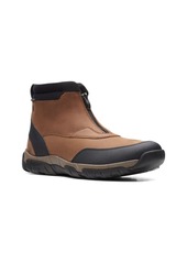 Clarks Men's Collection Grove Zip Ii Boots - Dark Tan Leather