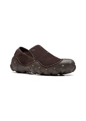 Clarks Men's Collection Mokolite Easy Slip-On Shoes - Dark Brown Suede