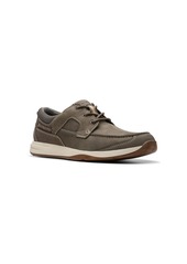 Clarks Men's Collection Sailview Lace up Casual Shoes - Taupe Nubuck