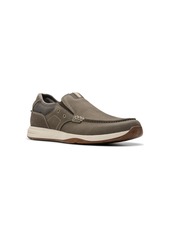 Clarks Men's Collection Sailview Step Slip On Shoes - Taupe Nubuck