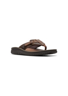 Clarks Men's Collection Wesley Sun Slip On Sandals - Beeswax Leather