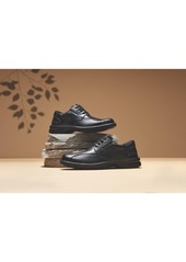 Clarks Men's Gessler Lace Casual Shoes - Dark Brown Leather