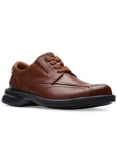 Clarks Men's Gessler Lace Casual Shoes - Dark Brown Leather