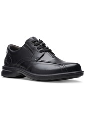 Clarks Men's Gessler Lace Casual Shoes - Black Leather