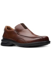 Clarks Men's Gessler Step Loafers - Dark Brown Leather