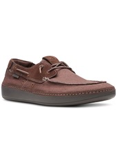 Clarks Men's Higley Tie Slip-On Canvas Boat Shoes - Brown