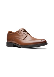 Clarks Men's Whiddon Pace Oxfords - Dark Tan Leather