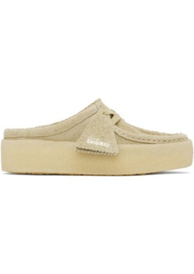 Clarks Originals Beige Wallabee Cup Lo Loafers