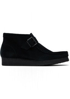 Clarks Originals Black Wallabee Buckle Boots