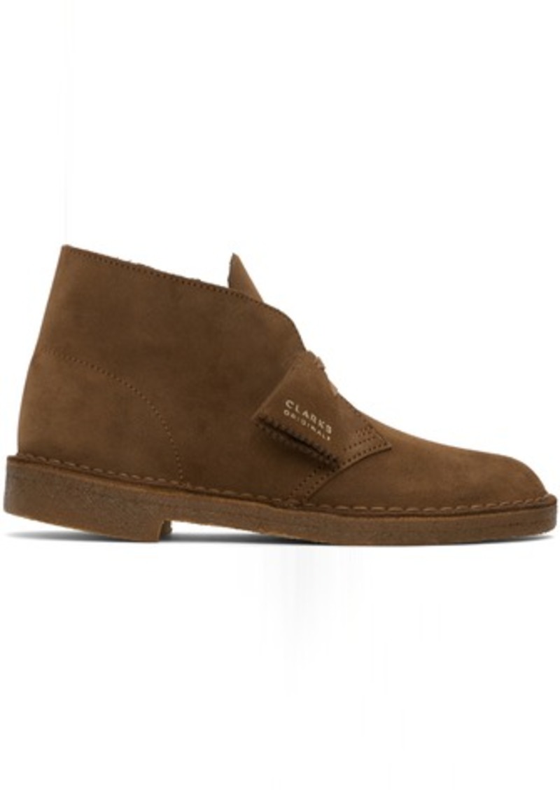 Clarks Originals Brown Suede Desert Boots