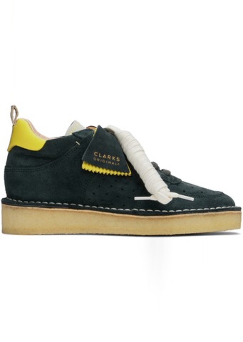 Clarks Originals Green Desert Run Low-Top Sneakers