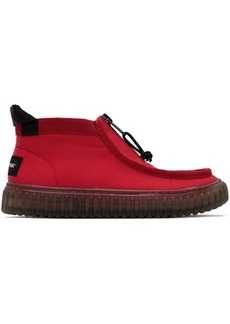 Clarks Originals Red Eastpak Edition Torhill Zip Boots