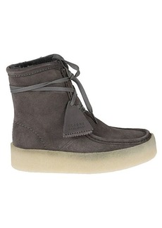 CLARKS Wallabee Cup Hi  suede boots