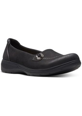 Clarks Women's Carleigh Lulin Round-Toe Slip-On Shoes - Taupe Nubu