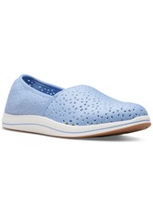 Clarks Women's Cloudsteppers Breeze Emily Perforated Loafer Flats - Blue