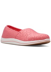 Clarks Women's Cloudsteppers Breeze Emily Perforated Loafer Flats - Strawberry