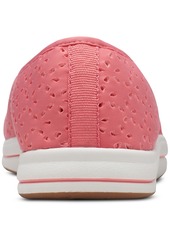 Clarks Women's Cloudsteppers Breeze Emily Perforated Loafer Flats - Strawberry