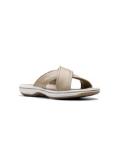 Clarks Women's Cloudsteppers Breeze Sara Sandals - White Synthetic