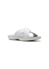 Clarks Women's Cloudsteppers Breeze Sara Sandals - White Synthetic