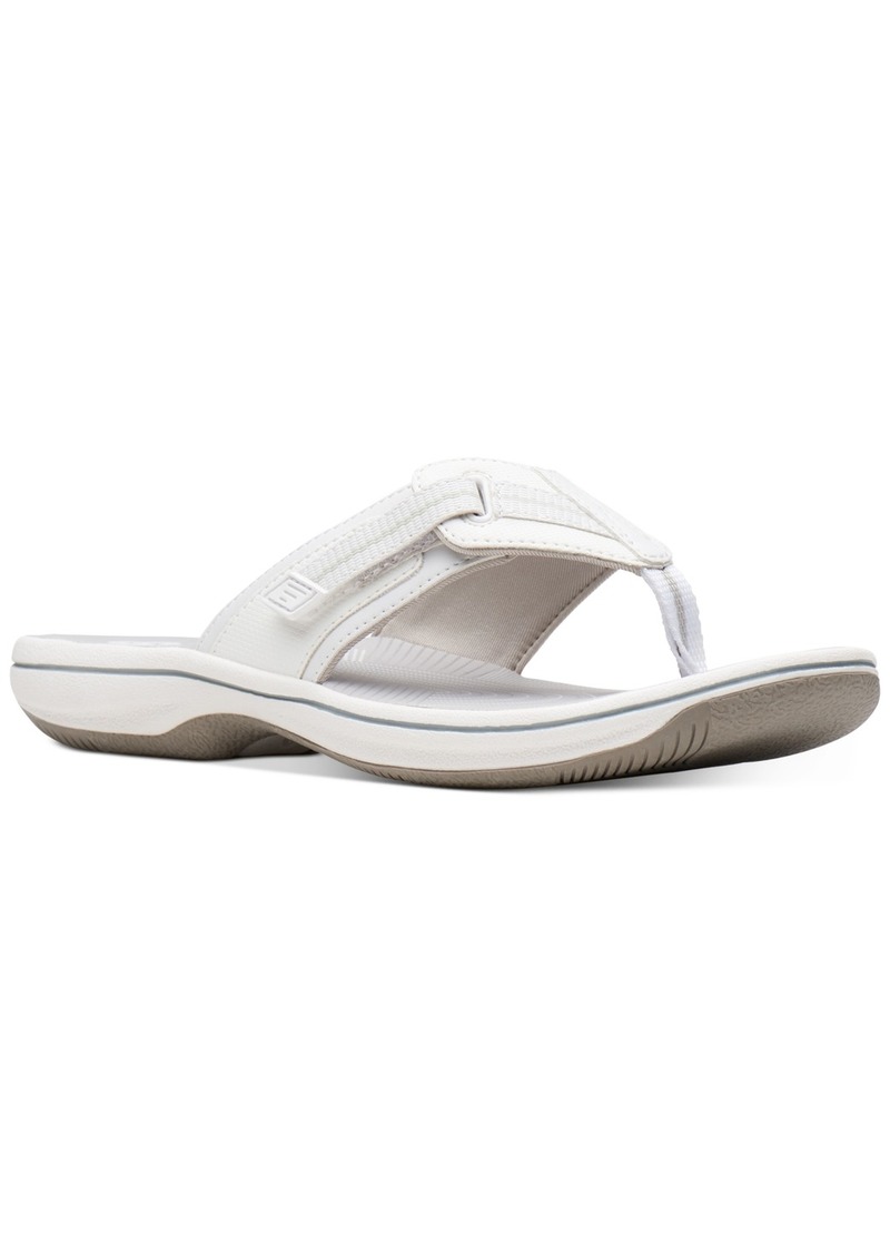 Clarks Women's Cloudsteppers Brinkley Jazz Sandals - White Synthetic
