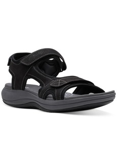 Clarks Women's Cloudsteppers Mira Bay Strappy Sport Sandals - Black