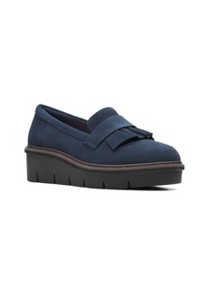 Clarks Women's Collection Airabell Slip Loafers - Navy Suede